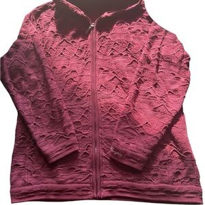 COOGI AUTHENTIC AUSTRALIA sweater Men’s size 2x maroon zip with hood